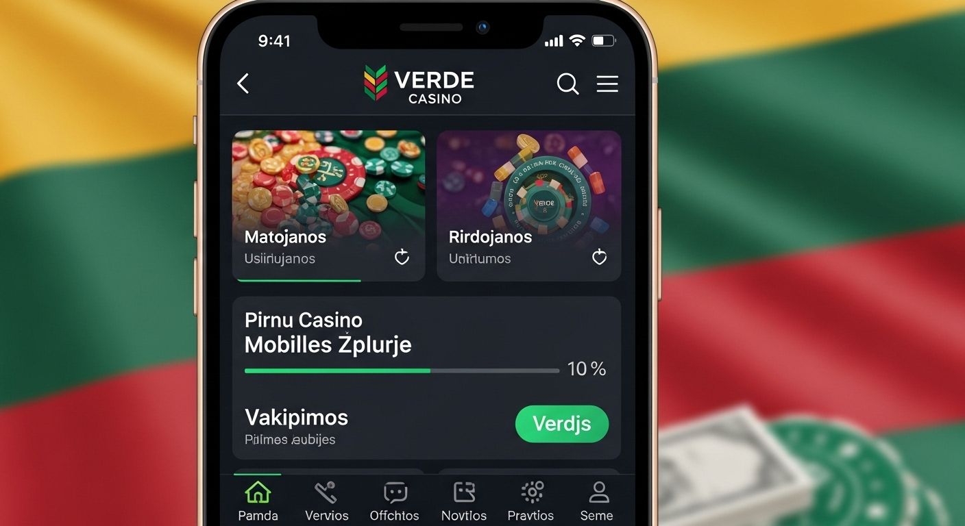 <h2>Kompatibilumas su iOS ir Android</h2>
<p>Verde casino mobilioji programa yra visiškai suderinama tiek su iOS, tiek su Android įrenginiais. iOS vartotojai turi turėti įrenginį, kuriame yra iOS 12.0 arba naujesnė versija, kad galėtų atsisiųsti ir naudoti programą. Android įrenginiams reikalinga versija 6.0 arba naujesnė. Abu šie įrenginiai siūlo panašią funkcionalumą ir našumą, todėl žaidėjai gali tikėtis tapatios sklandžios patirties tiek naudojant iPhone ar iPad, tiek Android telefonus ir planšetinius kompiuterius. Verde casino užtikrina, kad tiek iOS, tiek Android versijos turi tas pačias funkcijas, todėl žaidėjai nepriklausomai nuo platformos gali mėgautis pilna programa, įskaitant žaidimus, sąskaitos valdymą, indėlius ir išėmimus, bei premijų naudojimą. Tai reiškia, kad visi vartotojai patirs lygiai tokią pačią kokybę ir našumą, nepriklausomai nuo naudojamo įrenginio.</p>

<h2>Programos funkcijos ir funkcionalumas</h2>
<p>Verde casino mobilioji programa suteikia pilną prieigą prie visų pagrindinių kazino ir lažybų funkcijų. Žaidėjai gali lengvai naršyti per žaidimų kategorijas ir pasirinkti iš daugybės lošimo automatų, stalo žaidimų ir gyvų kazino žaidimų. Be to, vartotojai gali pasiekti savo paskyrą, atlikti indėlius ir išėmimus, valdyti premijas ir naudotis visomis lažybų galimybėmis, įskaitant sporto ir eSporto statymus. Programoje taip pat galima gauti pranešimus apie naujas akcijas, premijas ir specialius pasiūlymus, kurie suteikia daugiau galimybių uždirbti papildomų prizų. Verde casino mobiliojoje programoje taip pat yra integruotas klientų aptarnavimas, todėl žaidėjai gali lengvai susisiekti su mūsų komanda ir gauti pagalbą bet kuriuo metu. Programoje yra patogūs įrankiai, skirti patikrinti žaidimų istoriją, atlikti analizę ir valdyti savo biudžetą, kas padeda žaidėjams laikytis atsakingo lošimo principų.</p>

<h2>Vartotojo patirtis</h2>
<p>Verde casino mobilioji programa pasižymi intuityvia sąsaja, kuri leidžia žaidėjams lengvai pasiekti visus svarbiausius įrankius ir funkcijas. Programos dizainas yra paprastas ir aiškus, todėl žaidėjai gali greitai rasti žaidimus, atlikti statymus ar peržiūrėti savo paskyros informaciją. Programoje taip pat yra greita navigacija, kuri leidžia žaidėjams greitai pereiti nuo vienos funkcijos prie kitos, neprarandant laiko. Verde casino mobilioje programoje galima naudoti biometrijos funkciją, kad prisijungimas būtų dar greitesnis ir saugesnis, o taip pat pasirinkti tamsųjį režimą, kuris padeda mažinti akių nuovargį ir suteikia patogesnę žaidimo patirtį mažesnės apšvietimo sąlygomis. Programos veikimo greitis ir sklandumas užtikrina, kad žaidėjai galėtų mėgautis žaidimais be jokių vėlavimų arba trikdžių. Verde casino taip pat reguliariai atnaujina savo mobilųjį programą, kad užtikrintų geriausią našumą ir funkcionalumą.</p>
